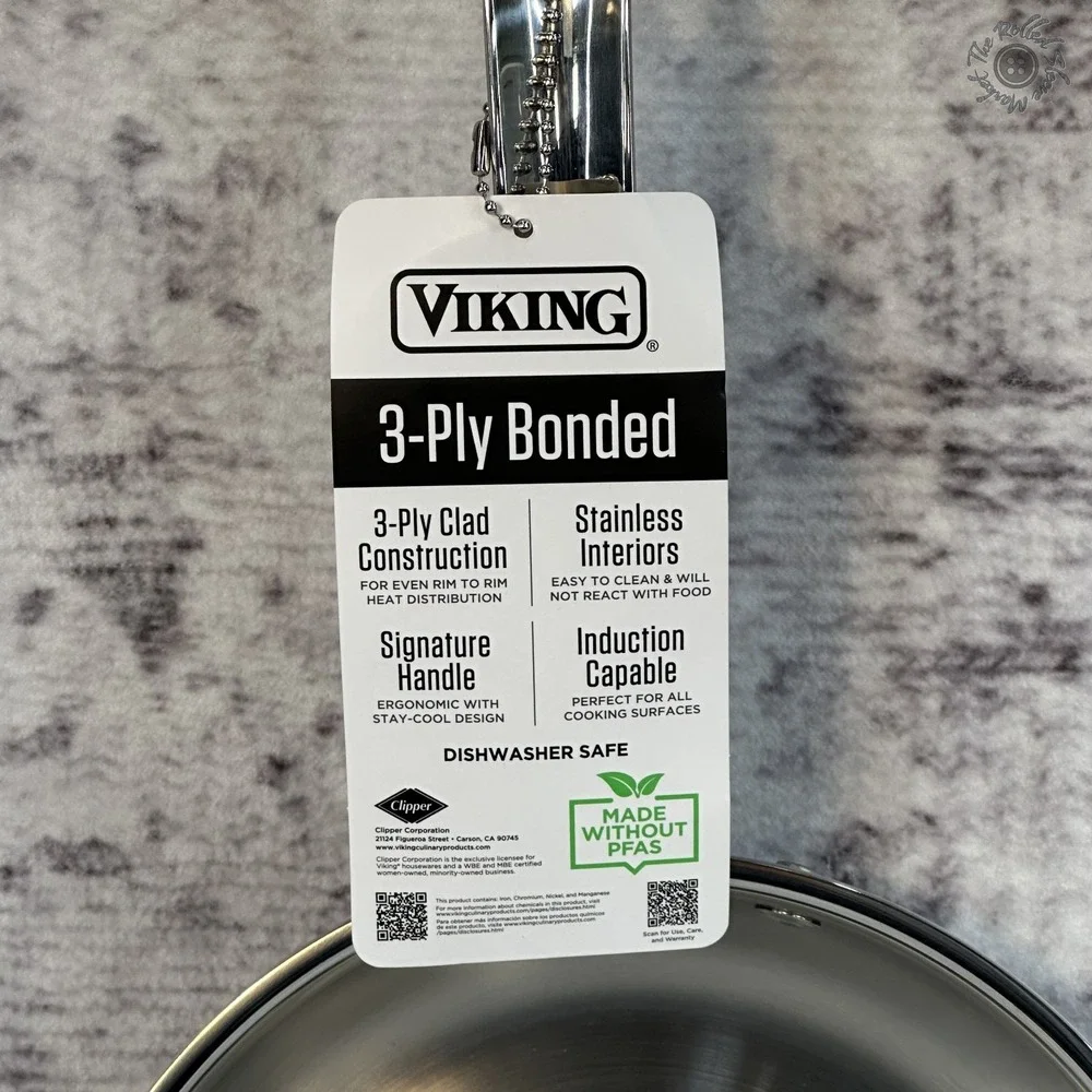 NWT Viking 3-Ply Bonded Stainless Steel Fry Pan 8